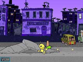 Image in-game du jeu Alien Hominid sur Tiger Gizmondo