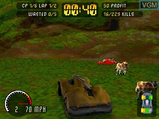 Image in-game du jeu Carmageddon sur Tiger Gizmondo