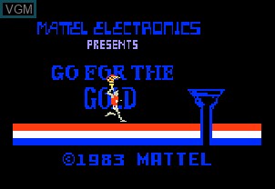 Image de l'ecran titre du jeu Go for the Gold sur Mattel Intellivision