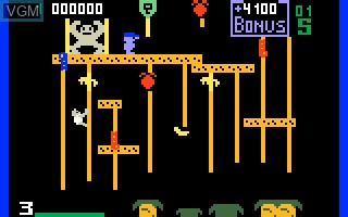 Image in-game du jeu Donkey Kong Junior sur Mattel Intellivision