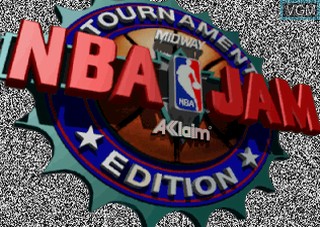 Image de l'ecran titre du jeu NBA Jam Tournament Edition sur Atari Jaguar