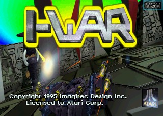 Image de l'ecran titre du jeu I-War sur Atari Jaguar