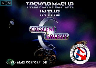 Image de l'ecran titre du jeu Trevor McFur in the Crescent Galaxy sur Atari Jaguar