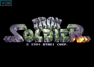 Image de l'ecran titre du jeu Iron Soldier sur Atari Jaguar