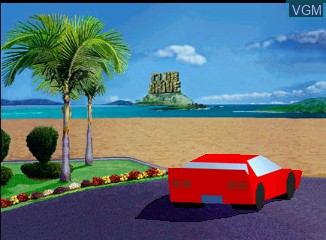 Image de l'ecran titre du jeu Club Drive sur Atari Jaguar