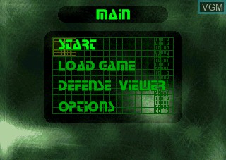 Image du menu du jeu I-War sur Atari Jaguar