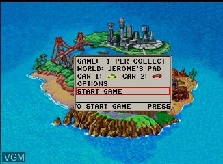 Image du menu du jeu Club Drive sur Atari Jaguar
