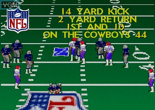 Image in-game du jeu Troy Aikman NFL Football sur Atari Jaguar