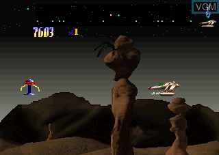 Image in-game du jeu Defender 2000 sur Atari Jaguar
