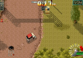 Image in-game du jeu Power Drive Rally sur Atari Jaguar