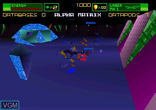 Image in-game du jeu I-War sur Atari Jaguar
