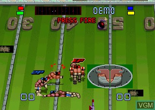 Image in-game du jeu Brutal Sports Football sur Atari Jaguar