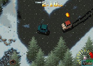 Image in-game du jeu Power Drive Rally sur Atari Jaguar