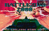 Image de l'ecran titre du jeu Battlezone 2000 sur Atari Lynx