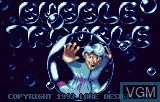 Image de l'ecran titre du jeu Bubble Trouble sur Atari Lynx