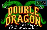 Image de l'ecran titre du jeu Double Dragon sur Atari Lynx