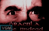 Image de l'ecran titre du jeu Dracula - The Undead sur Atari Lynx