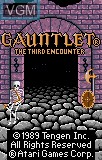 Image de l'ecran titre du jeu Gauntlet - The Third Encounter sur Atari Lynx