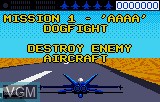 Image du menu du jeu Blue Lightning Demo sur Atari Lynx