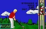 Image in-game du jeu Awesome Golf sur Atari Lynx