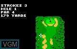 Image in-game du jeu Awesome Golf sur Atari Lynx