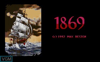 Image de l'ecran titre du jeu 1869 sur MS-DOS