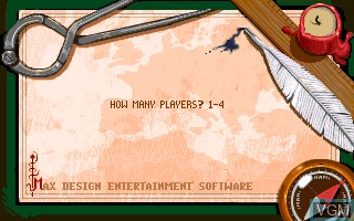 Image du menu du jeu 1869 sur MS-DOS