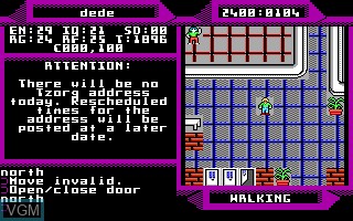 Image in-game du jeu 2400 A.D. sur MS-DOS