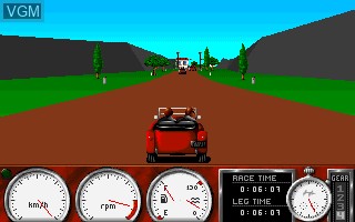 Image in-game du jeu 1000 Miglia sur MS-DOS