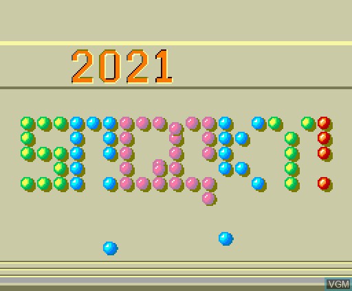 Image de l'ecran titre du jeu 2021 Snooky! sur MSX Turbo-R