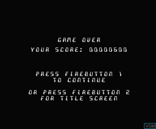Image du menu du jeu Zone Terra sur MSX Turbo-R