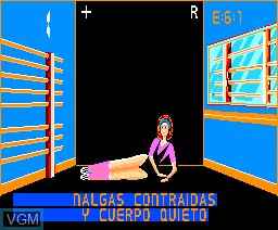Image in-game du jeu Aerobic sur MSX2 Disk