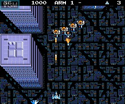 Image in-game du jeu Aleste sur MSX2 Disk