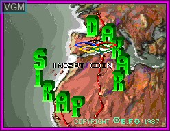 Image de l'ecran titre du jeu Paris Dakar sur MAME