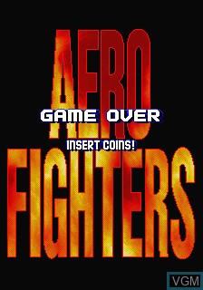 Image de l'ecran titre du jeu Aero Fighters sur MAME