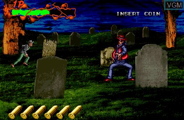 Image in-game du jeu Zombie Raid sur MAME
