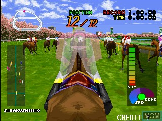 Image in-game du jeu Gallop Racer sur MAME