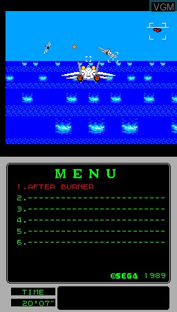 Image in-game du jeu MegaTech - After Burner sur MAME