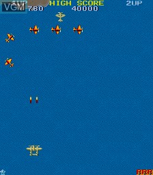 Image in-game du jeu 1942 sur MAME
