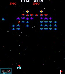Image in-game du jeu Galaxian Turbo sur MAME