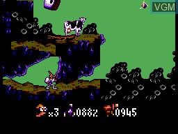 Image in-game du jeu Earthworm Jim sur Sega Master System
