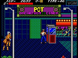 Image in-game du jeu Streets of Rage sur Sega Master System