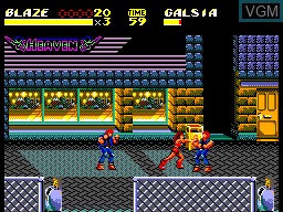 Image in-game du jeu Streets of Rage II sur Sega Master System