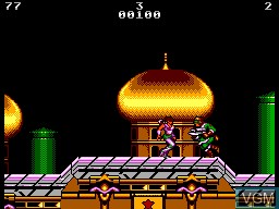 Image in-game du jeu Strider sur Sega Master System