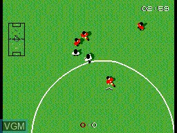 Image in-game du jeu Super Kick Off sur Sega Master System