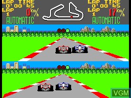 Image in-game du jeu Super Monaco GP sur Sega Master System