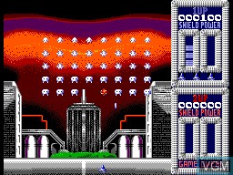Image in-game du jeu Super Space Invaders sur Sega Master System