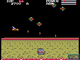 Image in-game du jeu Transbot sur Sega Master System