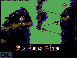 Image in-game du jeu Earthworm Jim sur Sega Master System