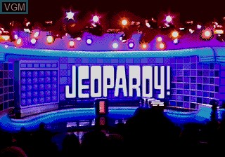 Image de l'ecran titre du jeu Jeopardy! Sports Edition sur Sega Megadrive
